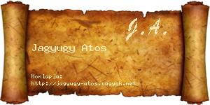 Jagyugy Atos névjegykártya